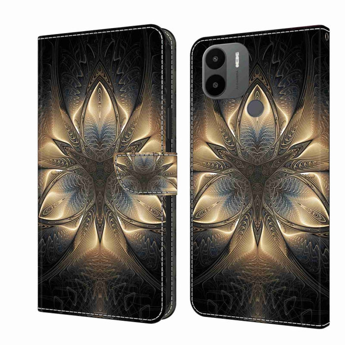 Funda protectora de cuero para teléfono Crystal 3D a prueba de golpes, For Xiaomi Redmi A1+ / A2 / A2+, For Xiaomi 13T Pro, For Xiaomi Redmi Note 12 4G, For Xiaomi Redmi Note 12 Pro+, For Xiaomi Redmi Note 12 5G Global / Poco X5