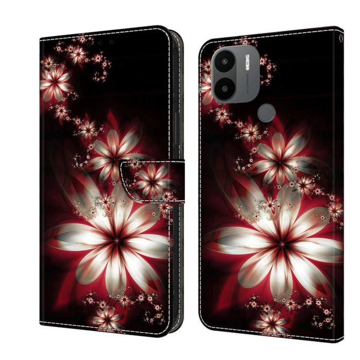 Funda protectora de cuero para teléfono Crystal 3D a prueba de golpes, For Xiaomi Redmi A1+ / A2 / A2+, For Xiaomi 13T Pro, For Xiaomi Redmi Note 12 4G, For Xiaomi Redmi Note 12 Pro+, For Xiaomi Redmi Note 12 5G Global / Poco X5