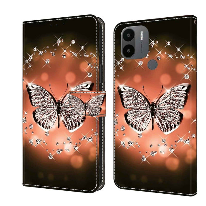 Funda protectora de cuero para teléfono Crystal 3D a prueba de golpes, For Xiaomi Redmi A1+ / A2 / A2+, For Xiaomi 13T Pro, For Xiaomi Redmi Note 12 4G, For Xiaomi Redmi Note 12 Pro+, For Xiaomi Redmi Note 12 5G Global / Poco X5
