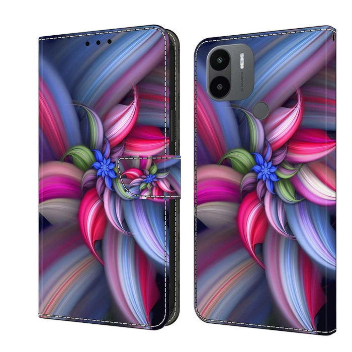 Funda protectora de cuero para teléfono Crystal 3D a prueba de golpes, For Xiaomi Redmi A1+ / A2 / A2+, For Xiaomi 13T Pro, For Xiaomi Redmi Note 12 4G, For Xiaomi Redmi Note 12 Pro+, For Xiaomi Redmi Note 12 5G Global / Poco X5