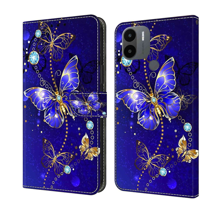 Funda protectora de cuero para teléfono Crystal 3D a prueba de golpes, For Xiaomi Redmi A1+ / A2 / A2+, For Xiaomi 13T Pro, For Xiaomi Redmi Note 12 4G, For Xiaomi Redmi Note 12 Pro+, For Xiaomi Redmi Note 12 5G Global / Poco X5