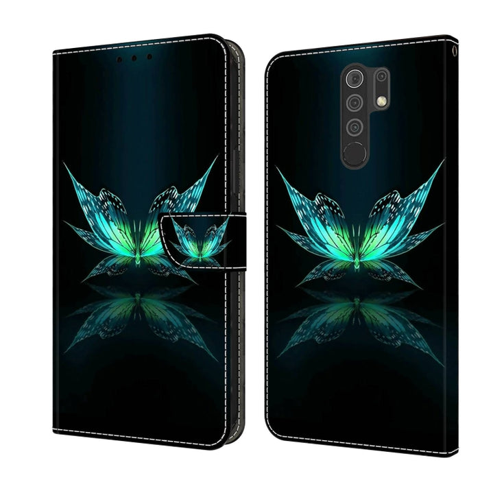 Funda protectora de cuero para teléfono Crystal 3D a prueba de golpes, For Xiaomi Redmi Note 10 4G, For Xiaomi Redmi 9T, For Xiaomi Redmi 9A, For Xiaomi Redmi 9, For Xiaomi Redmi 9C
