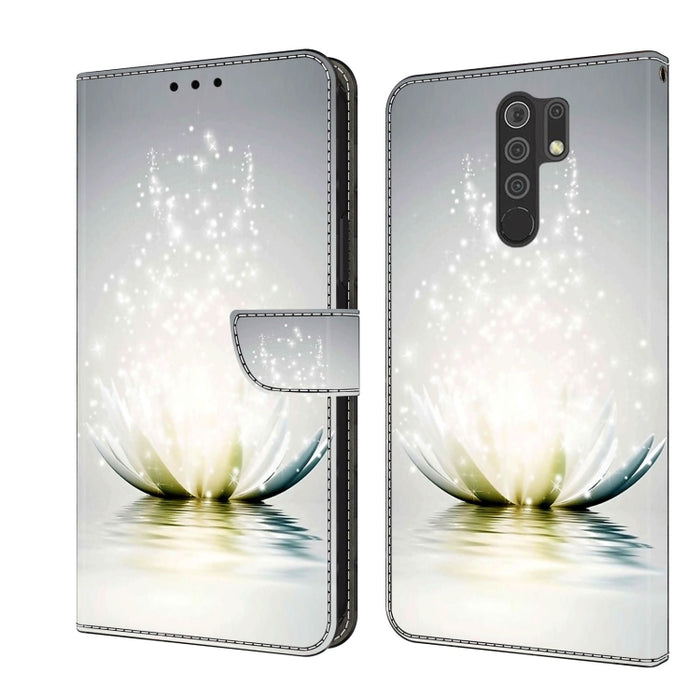 Funda protectora de cuero para teléfono Crystal 3D a prueba de golpes, For Xiaomi Redmi Note 10 4G, For Xiaomi Redmi 9T, For Xiaomi Redmi 9A, For Xiaomi Redmi 9, For Xiaomi Redmi 9C