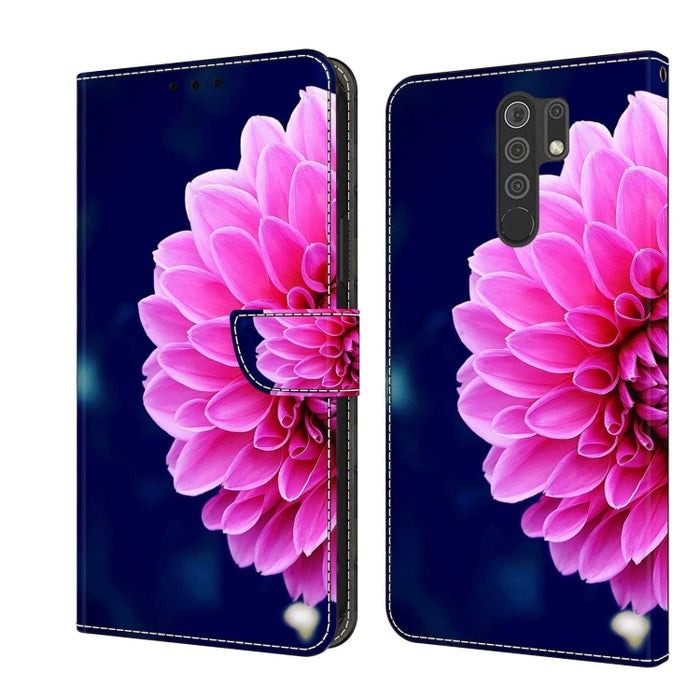 Funda protectora de cuero para teléfono Crystal 3D a prueba de golpes, For Xiaomi Redmi Note 10 4G, For Xiaomi Redmi 9T, For Xiaomi Redmi 9A, For Xiaomi Redmi 9, For Xiaomi Redmi 9C