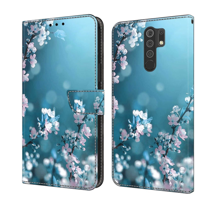 Funda protectora de cuero para teléfono Crystal 3D a prueba de golpes, For Xiaomi Redmi Note 10 4G, For Xiaomi Redmi 9T, For Xiaomi Redmi 9A, For Xiaomi Redmi 9, For Xiaomi Redmi 9C