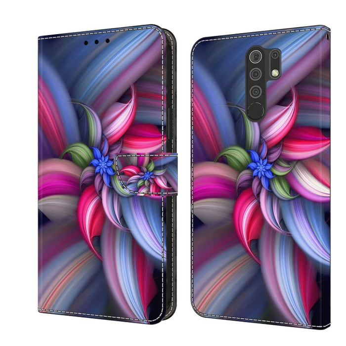 Funda protectora de cuero para teléfono Crystal 3D a prueba de golpes, For Xiaomi Redmi Note 10 4G, For Xiaomi Redmi 9T, For Xiaomi Redmi 9A, For Xiaomi Redmi 9, For Xiaomi Redmi 9C