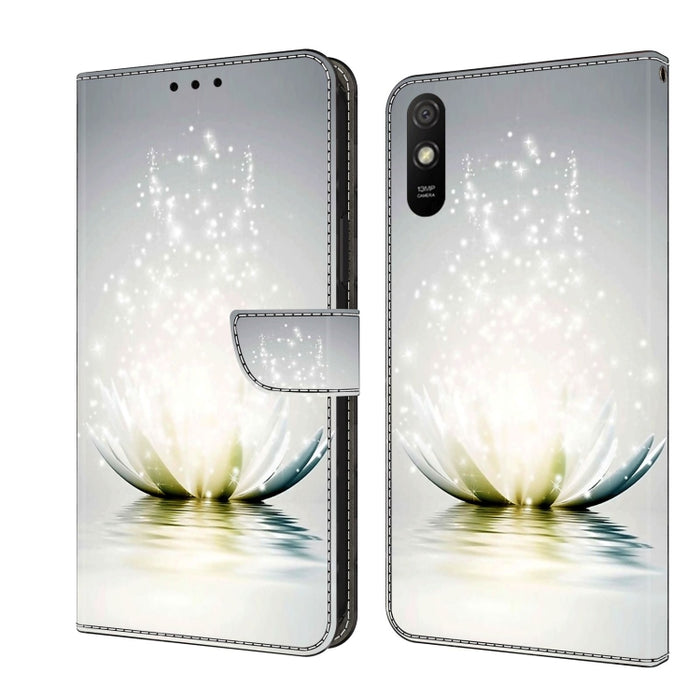 Funda protectora de cuero para teléfono Crystal 3D a prueba de golpes, For Xiaomi Redmi Note 10 4G, For Xiaomi Redmi 9T, For Xiaomi Redmi 9A, For Xiaomi Redmi 9, For Xiaomi Redmi 9C