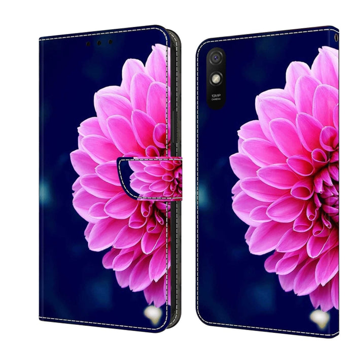 Funda protectora de cuero para teléfono Crystal 3D a prueba de golpes, For Xiaomi Redmi Note 10 4G, For Xiaomi Redmi 9T, For Xiaomi Redmi 9A, For Xiaomi Redmi 9, For Xiaomi Redmi 9C