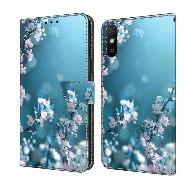 Funda protectora de cuero para teléfono Crystal 3D a prueba de golpes, For Xiaomi Redmi Note 10 4G, For Xiaomi Redmi 9T, For Xiaomi Redmi 9A, For Xiaomi Redmi 9, For Xiaomi Redmi 9C