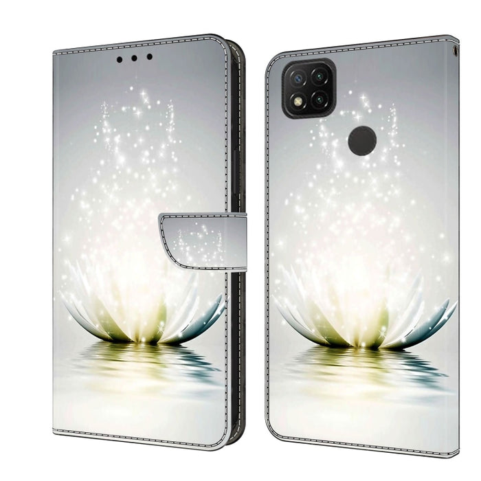 Funda protectora de cuero para teléfono Crystal 3D a prueba de golpes, For Xiaomi Redmi Note 10 4G, For Xiaomi Redmi 9T, For Xiaomi Redmi 9A, For Xiaomi Redmi 9, For Xiaomi Redmi 9C