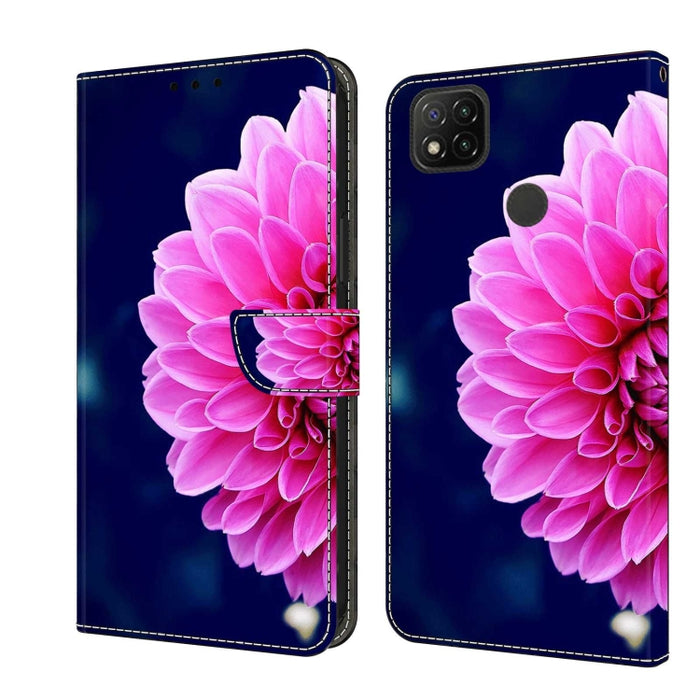Funda protectora de cuero para teléfono Crystal 3D a prueba de golpes, For Xiaomi Redmi Note 10 4G, For Xiaomi Redmi 9T, For Xiaomi Redmi 9A, For Xiaomi Redmi 9, For Xiaomi Redmi 9C