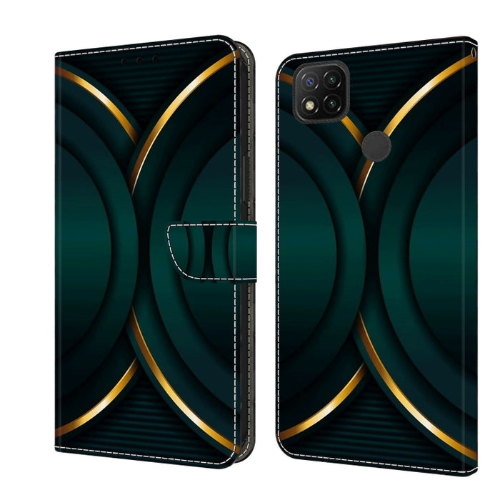 Funda protectora de cuero para teléfono Crystal 3D a prueba de golpes, For Xiaomi Redmi Note 10 4G, For Xiaomi Redmi 9T, For Xiaomi Redmi 9A, For Xiaomi Redmi 9, For Xiaomi Redmi 9C