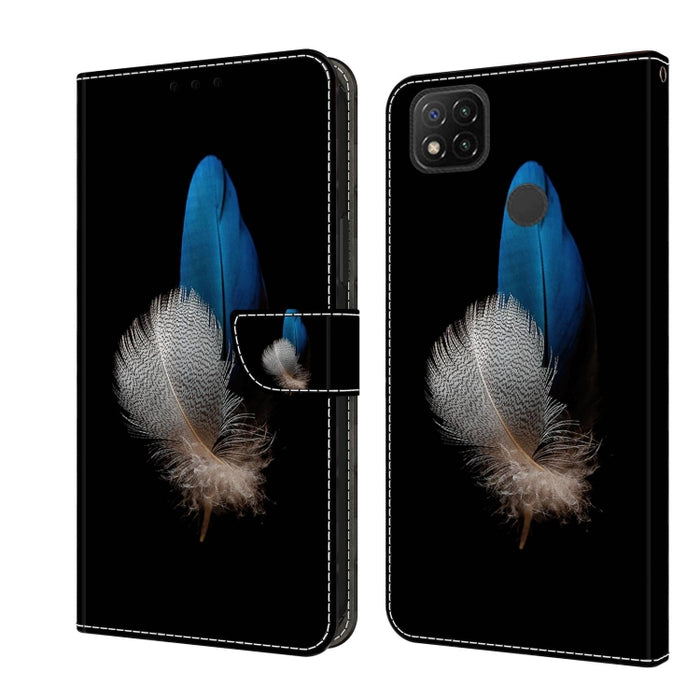 Funda protectora de cuero para teléfono Crystal 3D a prueba de golpes, For Xiaomi Redmi Note 10 4G, For Xiaomi Redmi 9T, For Xiaomi Redmi 9A, For Xiaomi Redmi 9, For Xiaomi Redmi 9C