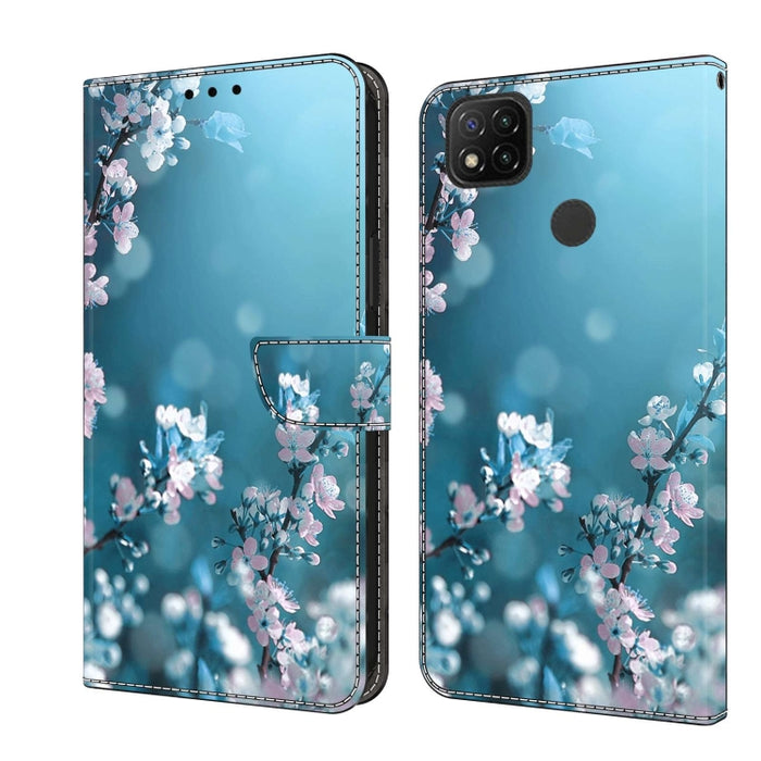 Funda protectora de cuero para teléfono Crystal 3D a prueba de golpes, For Xiaomi Redmi Note 10 4G, For Xiaomi Redmi 9T, For Xiaomi Redmi 9A, For Xiaomi Redmi 9, For Xiaomi Redmi 9C