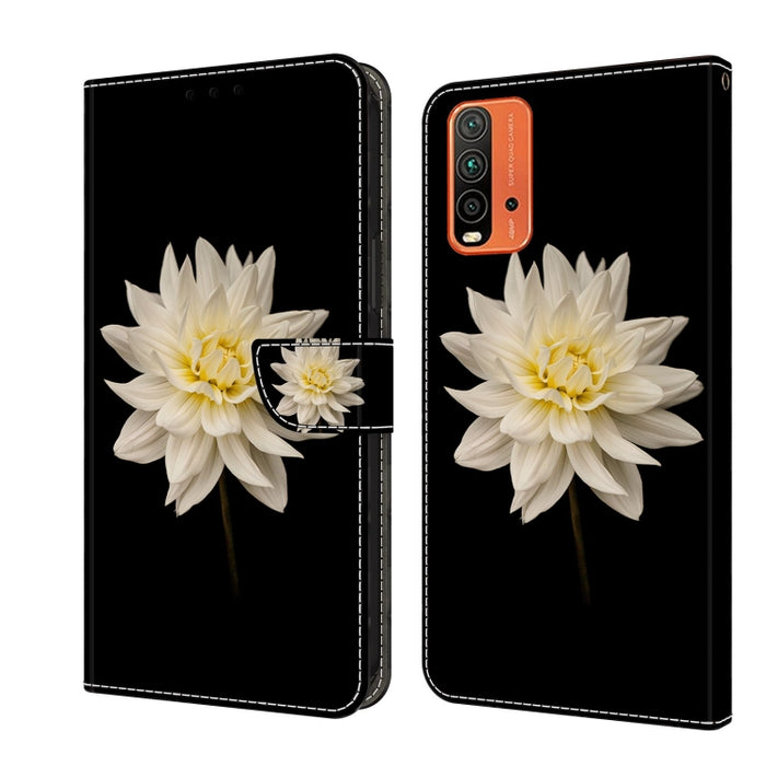 Funda protectora de cuero para teléfono Crystal 3D a prueba de golpes, For Xiaomi Redmi Note 10 4G, For Xiaomi Redmi 9T, For Xiaomi Redmi 9A, For Xiaomi Redmi 9, For Xiaomi Redmi 9C