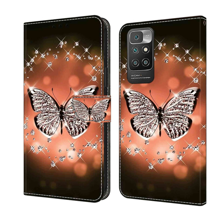 Funda protectora de cuero para teléfono Crystal 3D a prueba de golpes, For Xiaomi Redmi Note 11 Global, For Xiaomi Redmi 10C, For Xiaomi Redmi Note 12 Pro Global, For Xiaomi Redmi 10, For Xiaomi Redmi Note 10 5G