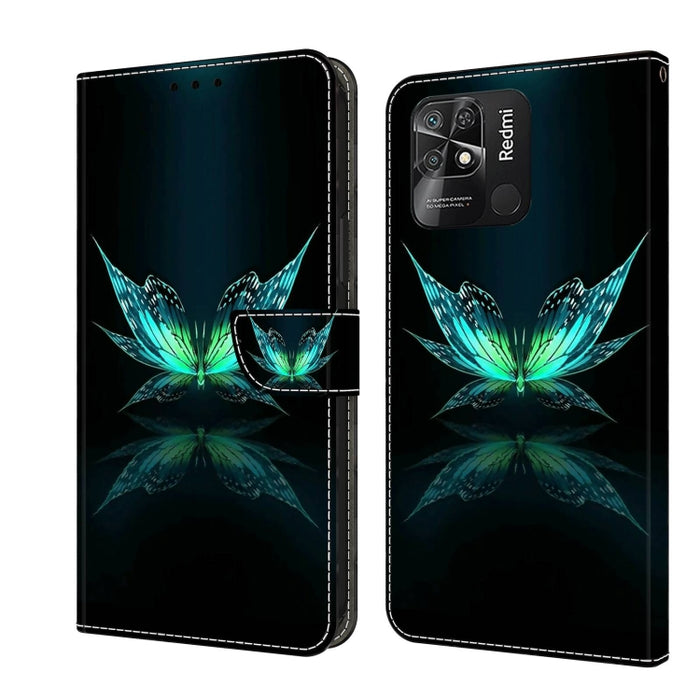 Funda protectora de cuero para teléfono Crystal 3D a prueba de golpes, For Xiaomi Redmi Note 11 Global, For Xiaomi Redmi 10C, For Xiaomi Redmi Note 12 Pro Global, For Xiaomi Redmi 10, For Xiaomi Redmi Note 10 5G