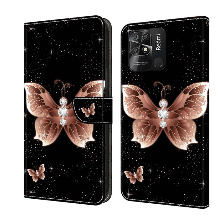 Funda protectora de cuero para teléfono Crystal 3D a prueba de golpes, For Xiaomi Redmi Note 11 Global, For Xiaomi Redmi 10C, For Xiaomi Redmi Note 12 Pro Global, For Xiaomi Redmi 10, For Xiaomi Redmi Note 10 5G