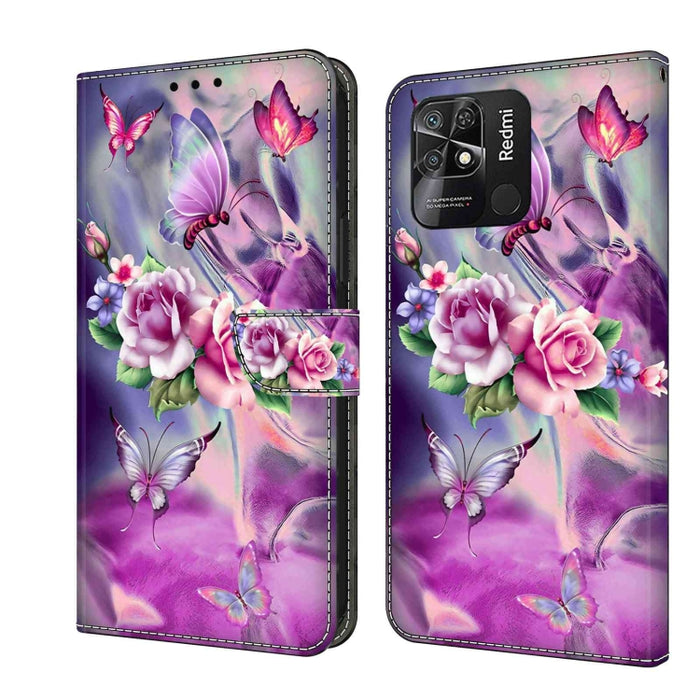 Funda protectora de cuero para teléfono Crystal 3D a prueba de golpes, For Xiaomi Redmi Note 11 Global, For Xiaomi Redmi 10C, For Xiaomi Redmi Note 12 Pro Global, For Xiaomi Redmi 10, For Xiaomi Redmi Note 10 5G