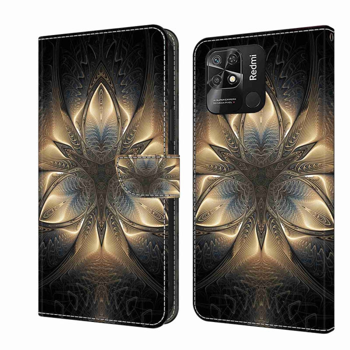 Funda protectora de cuero para teléfono Crystal 3D a prueba de golpes, For Xiaomi Redmi Note 11 Global, For Xiaomi Redmi 10C, For Xiaomi Redmi Note 12 Pro Global, For Xiaomi Redmi 10, For Xiaomi Redmi Note 10 5G