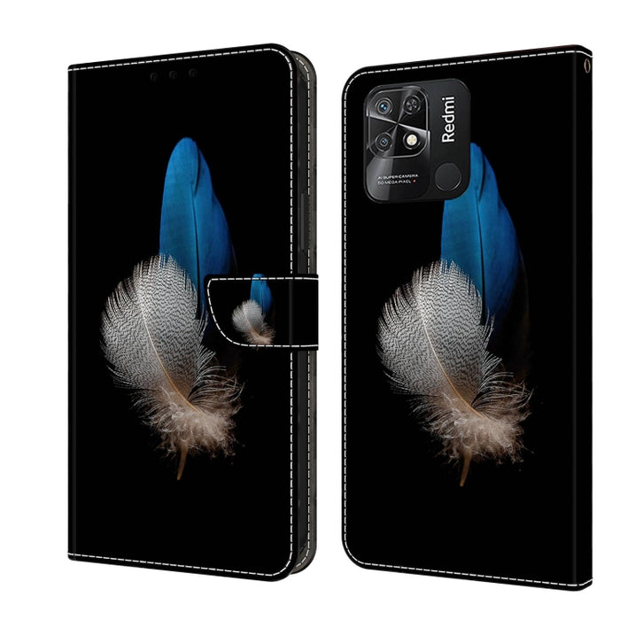 Funda protectora de cuero para teléfono Crystal 3D a prueba de golpes, For Xiaomi Redmi Note 11 Global, For Xiaomi Redmi 10C, For Xiaomi Redmi Note 12 Pro Global, For Xiaomi Redmi 10, For Xiaomi Redmi Note 10 5G