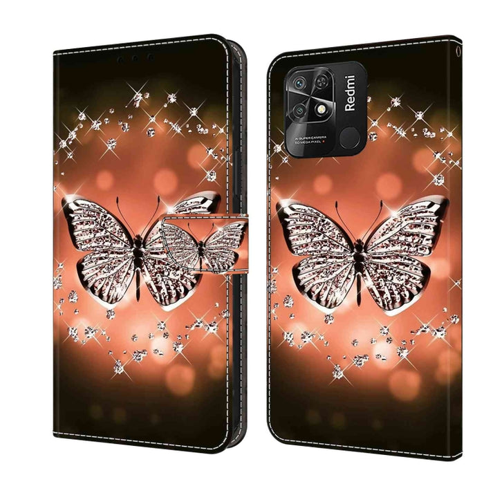 Funda protectora de cuero para teléfono Crystal 3D a prueba de golpes, For Xiaomi Redmi Note 11 Global, For Xiaomi Redmi 10C, For Xiaomi Redmi Note 12 Pro Global, For Xiaomi Redmi 10, For Xiaomi Redmi Note 10 5G