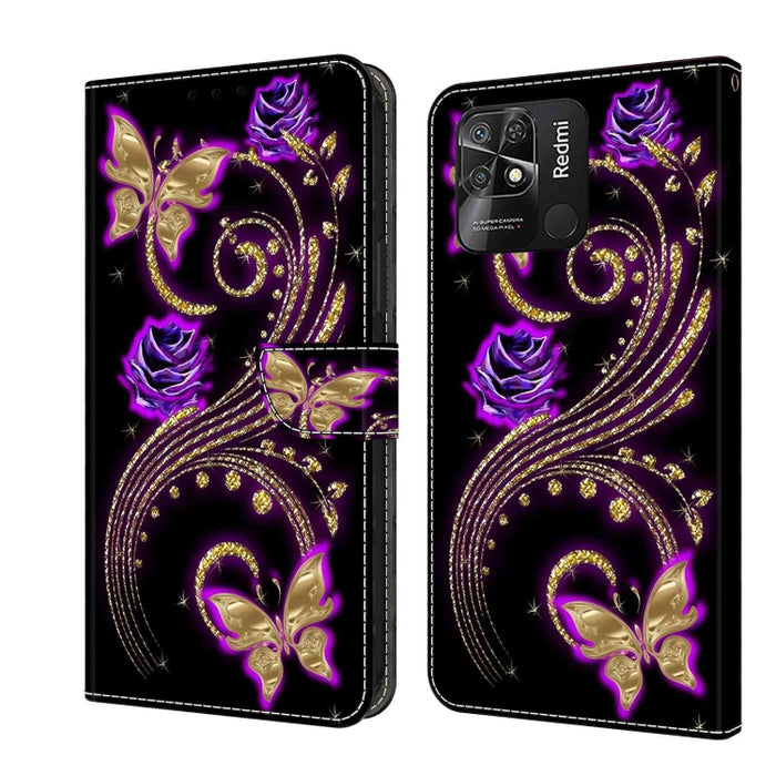 Funda protectora de cuero para teléfono Crystal 3D a prueba de golpes, For Xiaomi Redmi Note 11 Global, For Xiaomi Redmi 10C, For Xiaomi Redmi Note 12 Pro Global, For Xiaomi Redmi 10, For Xiaomi Redmi Note 10 5G
