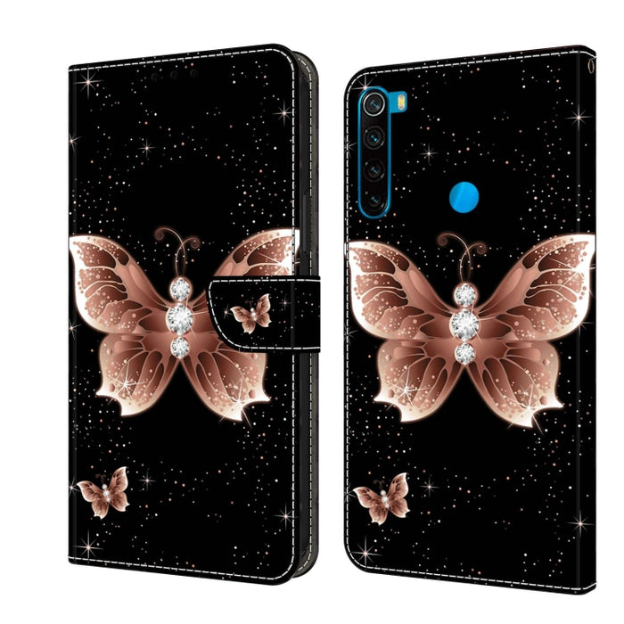 Funda protectora de cuero para teléfono Crystal 3D a prueba de golpes, For Xiaomi Redmi Note 9, For Xiaomi Redmi Note 9 Pro, For Xiaomi Redmi Note 8T, For Xiaomi Redmi Note 8, For Xiaomi Redmi Note 8 Pro
