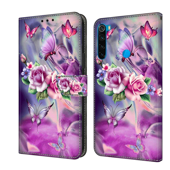 Funda protectora de cuero para teléfono Crystal 3D a prueba de golpes, For Xiaomi Redmi Note 9, For Xiaomi Redmi Note 9 Pro, For Xiaomi Redmi Note 8T, For Xiaomi Redmi Note 8, For Xiaomi Redmi Note 8 Pro