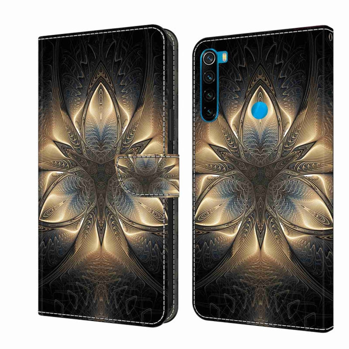 Funda protectora de cuero para teléfono Crystal 3D a prueba de golpes, For Xiaomi Redmi Note 9, For Xiaomi Redmi Note 9 Pro, For Xiaomi Redmi Note 8T, For Xiaomi Redmi Note 8, For Xiaomi Redmi Note 8 Pro