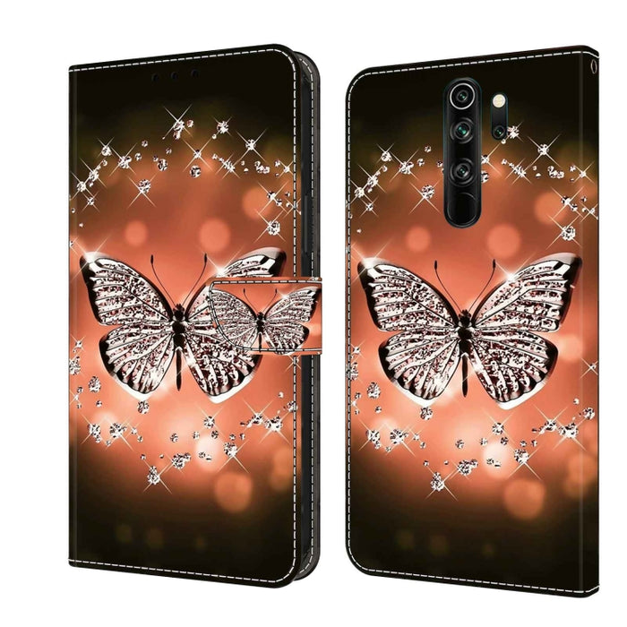 Funda protectora de cuero para teléfono Crystal 3D a prueba de golpes, For Xiaomi Redmi Note 9, For Xiaomi Redmi Note 9 Pro, For Xiaomi Redmi Note 8T, For Xiaomi Redmi Note 8, For Xiaomi Redmi Note 8 Pro