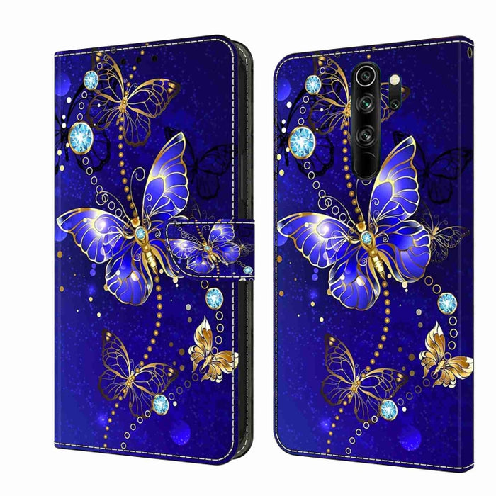 Funda protectora de cuero para teléfono Crystal 3D a prueba de golpes, For Xiaomi Redmi Note 9, For Xiaomi Redmi Note 9 Pro, For Xiaomi Redmi Note 8T, For Xiaomi Redmi Note 8, For Xiaomi Redmi Note 8 Pro