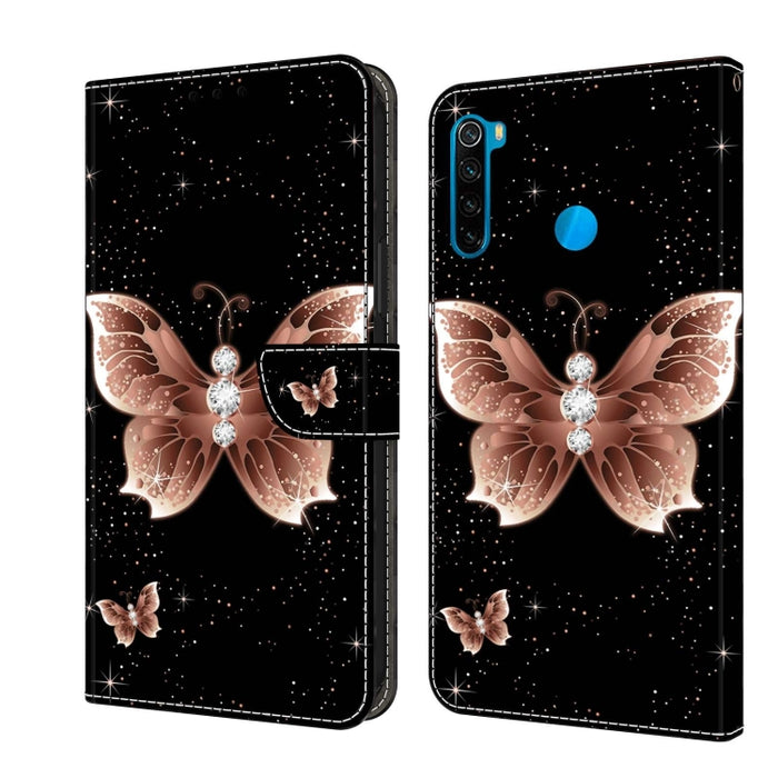 Funda protectora de cuero para teléfono Crystal 3D a prueba de golpes, For Xiaomi Redmi Note 9, For Xiaomi Redmi Note 9 Pro, For Xiaomi Redmi Note 8T, For Xiaomi Redmi Note 8, For Xiaomi Redmi Note 8 Pro