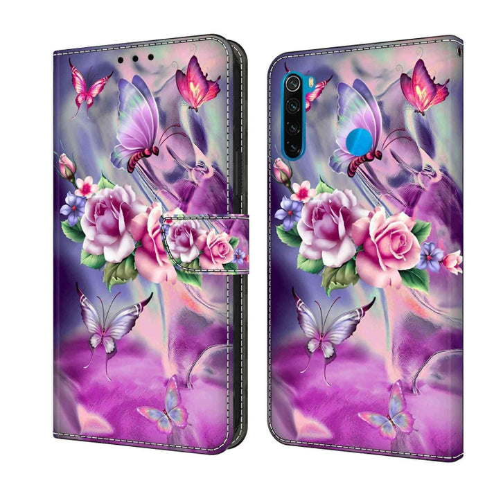 Funda protectora de cuero para teléfono Crystal 3D a prueba de golpes, For Xiaomi Redmi Note 9, For Xiaomi Redmi Note 9 Pro, For Xiaomi Redmi Note 8T, For Xiaomi Redmi Note 8, For Xiaomi Redmi Note 8 Pro