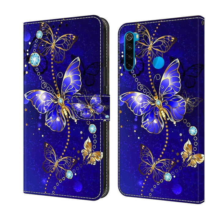 Funda protectora de cuero para teléfono Crystal 3D a prueba de golpes, For Xiaomi Redmi Note 9, For Xiaomi Redmi Note 9 Pro, For Xiaomi Redmi Note 8T, For Xiaomi Redmi Note 8, For Xiaomi Redmi Note 8 Pro