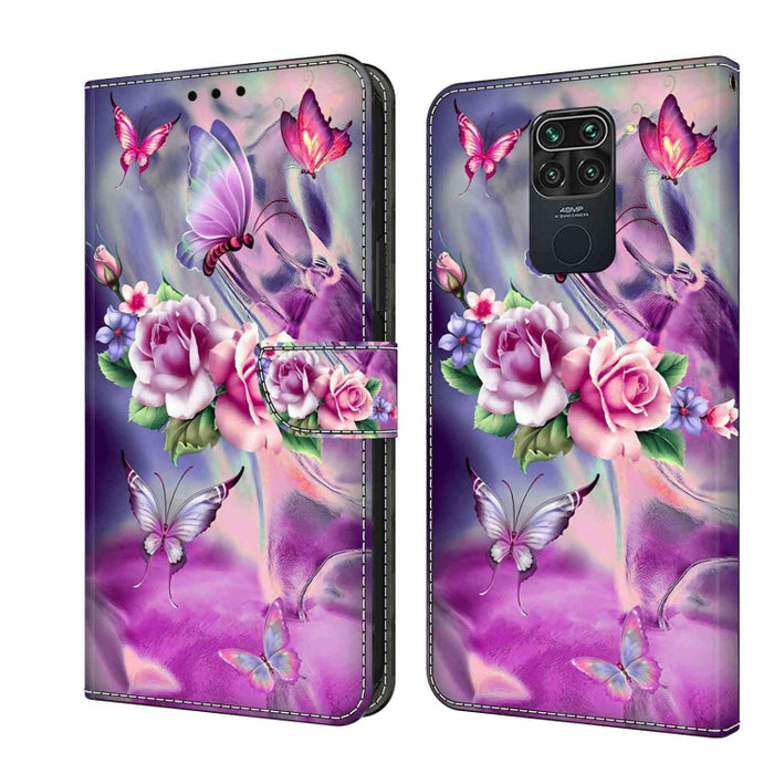 Funda protectora de cuero para teléfono Crystal 3D a prueba de golpes, For Xiaomi Redmi Note 9, For Xiaomi Redmi Note 9 Pro, For Xiaomi Redmi Note 8T, For Xiaomi Redmi Note 8, For Xiaomi Redmi Note 8 Pro