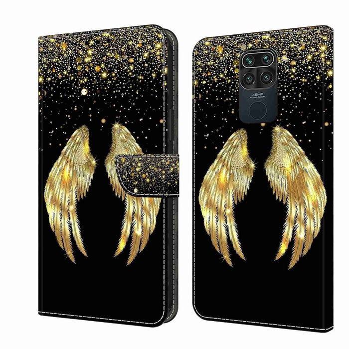 Funda protectora de cuero para teléfono Crystal 3D a prueba de golpes, For Xiaomi Redmi Note 9, For Xiaomi Redmi Note 9 Pro, For Xiaomi Redmi Note 8T, For Xiaomi Redmi Note 8, For Xiaomi Redmi Note 8 Pro