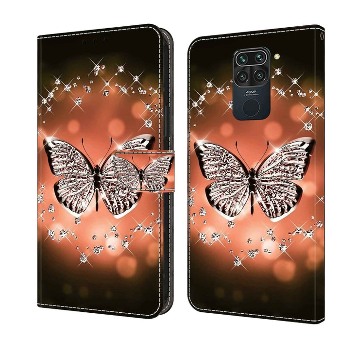 Funda protectora de cuero para teléfono Crystal 3D a prueba de golpes, For Xiaomi Redmi Note 9, For Xiaomi Redmi Note 9 Pro, For Xiaomi Redmi Note 8T, For Xiaomi Redmi Note 8, For Xiaomi Redmi Note 8 Pro