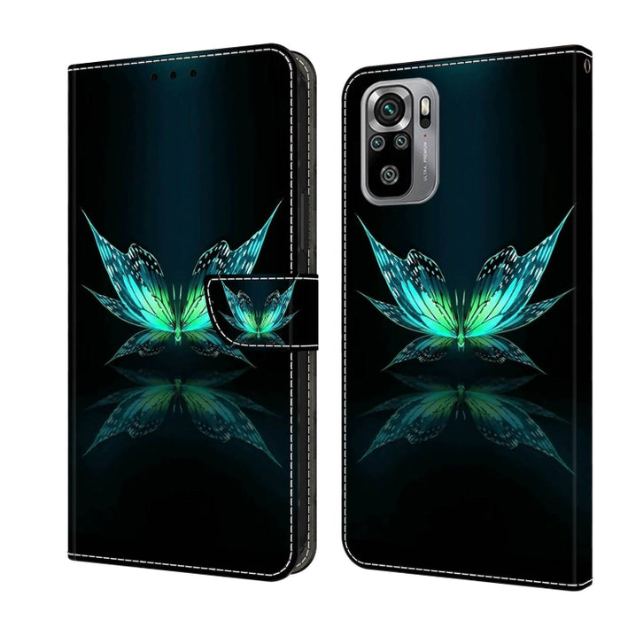 Funda protectora de cuero para teléfono Crystal 3D a prueba de golpes, For Xiaomi Redmi Note 10 4G, For Xiaomi Redmi 9T, For Xiaomi Redmi 9A, For Xiaomi Redmi 9, For Xiaomi Redmi 9C