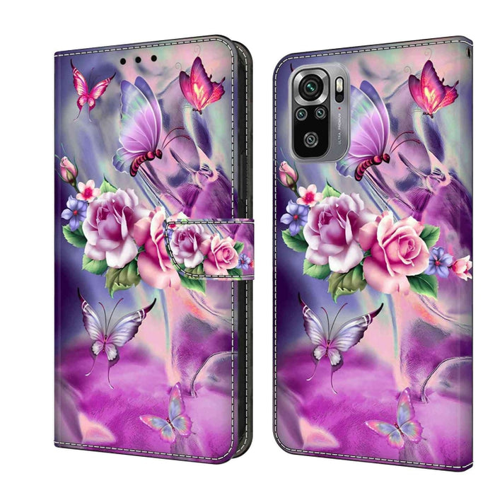 Funda protectora de cuero para teléfono Crystal 3D a prueba de golpes, For Xiaomi Redmi Note 10 4G, For Xiaomi Redmi 9T, For Xiaomi Redmi 9A, For Xiaomi Redmi 9, For Xiaomi Redmi 9C