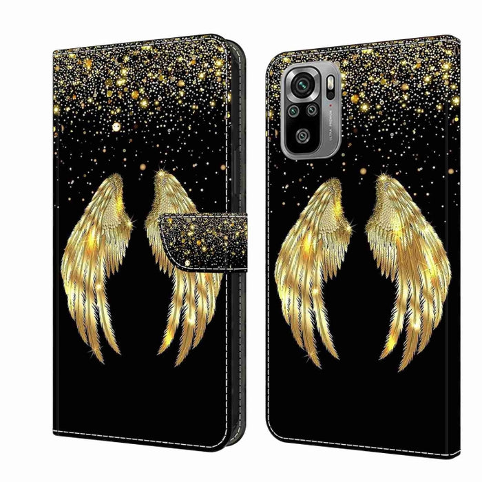 Funda protectora de cuero para teléfono Crystal 3D a prueba de golpes, For Xiaomi Redmi Note 10 4G, For Xiaomi Redmi 9T, For Xiaomi Redmi 9A, For Xiaomi Redmi 9, For Xiaomi Redmi 9C