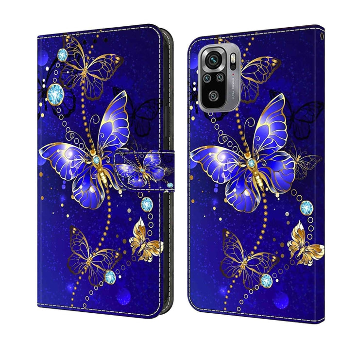 Funda protectora de cuero para teléfono Crystal 3D a prueba de golpes, For Xiaomi Redmi Note 10 4G, For Xiaomi Redmi 9T, For Xiaomi Redmi 9A, For Xiaomi Redmi 9, For Xiaomi Redmi 9C