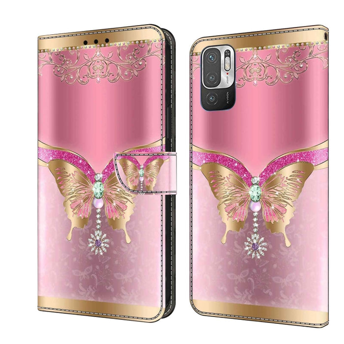Funda protectora de cuero para teléfono Crystal 3D a prueba de golpes, For Xiaomi Redmi Note 11 Global, For Xiaomi Redmi 10C, For Xiaomi Redmi Note 12 Pro Global, For Xiaomi Redmi 10, For Xiaomi Redmi Note 10 5G