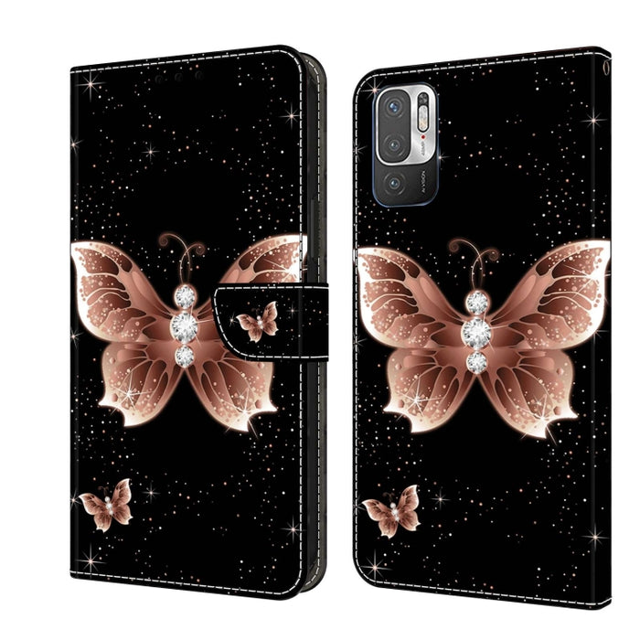 Funda protectora de cuero para teléfono Crystal 3D a prueba de golpes, For Xiaomi Redmi Note 11 Global, For Xiaomi Redmi 10C, For Xiaomi Redmi Note 12 Pro Global, For Xiaomi Redmi 10, For Xiaomi Redmi Note 10 5G