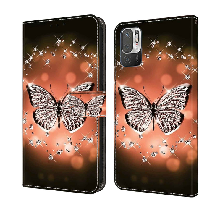 Funda protectora de cuero para teléfono Crystal 3D a prueba de golpes, For Xiaomi Redmi Note 11 Global, For Xiaomi Redmi 10C, For Xiaomi Redmi Note 12 Pro Global, For Xiaomi Redmi 10, For Xiaomi Redmi Note 10 5G
