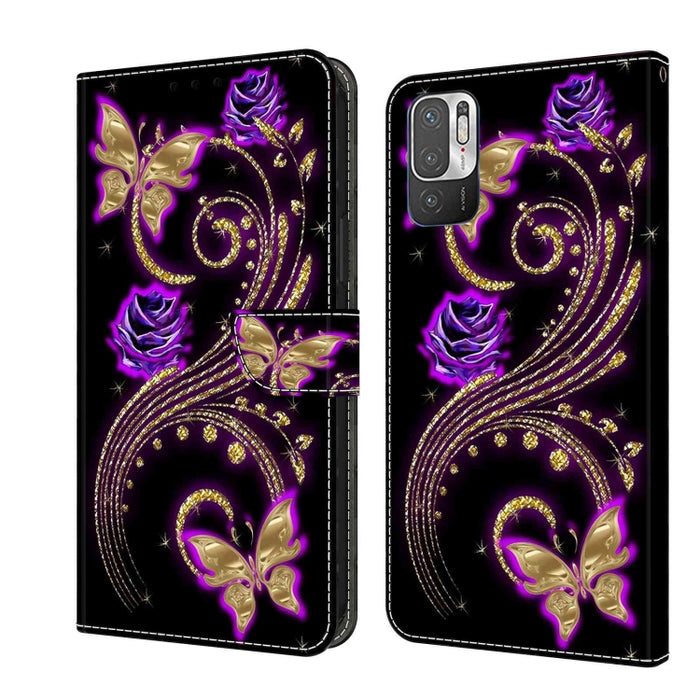 Funda protectora de cuero para teléfono Crystal 3D a prueba de golpes, For Xiaomi Redmi Note 11 Global, For Xiaomi Redmi 10C, For Xiaomi Redmi Note 12 Pro Global, For Xiaomi Redmi 10, For Xiaomi Redmi Note 10 5G