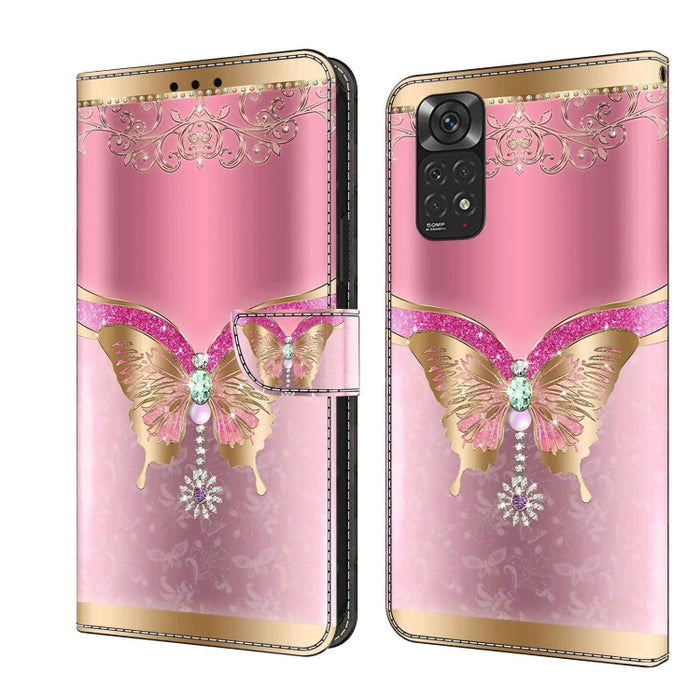 Funda protectora de cuero para teléfono Crystal 3D a prueba de golpes, For Xiaomi Redmi Note 11 Global, For Xiaomi Redmi 10C, For Xiaomi Redmi Note 12 Pro Global, For Xiaomi Redmi 10, For Xiaomi Redmi Note 10 5G