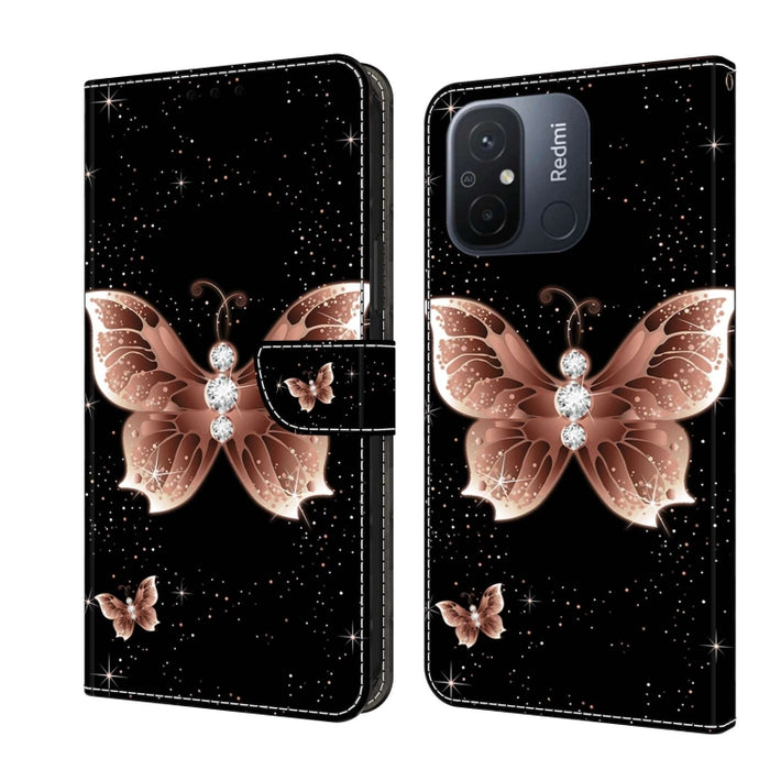 Funda protectora de cuero para teléfono Crystal 3D a prueba de golpes, For Xiaomi Redmi 11A 4G / Redmi 12C Global, For Xiaomi 13 Lite, For Xiaomi 13 Pro, For Xiaomi 13, For Xiaomi Redmi Note 11 Pro 5G / 4G Global