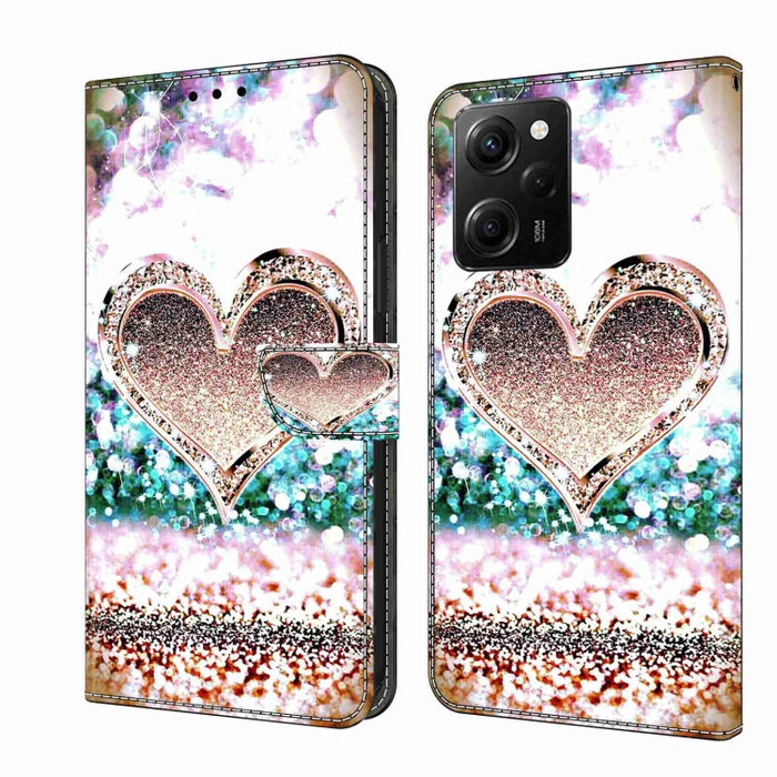 Funda protectora de cuero para teléfono Crystal 3D a prueba de golpes, For Xiaomi Redmi Note 11 Global, For Xiaomi Redmi 10C, For Xiaomi Redmi Note 12 Pro Global, For Xiaomi Redmi 10, For Xiaomi Redmi Note 10 5G