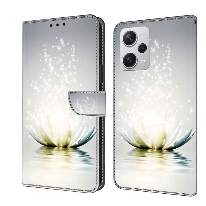 Funda protectora de cuero para teléfono Crystal 3D a prueba de golpes, For Xiaomi Redmi A1+ / A2 / A2+, For Xiaomi 13T Pro, For Xiaomi Redmi Note 12 4G, For Xiaomi Redmi Note 12 Pro+, For Xiaomi Redmi Note 12 5G Global / Poco X5